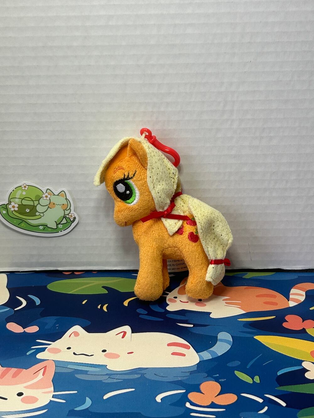 My Little Pony Keychain Applejack Plush Stuffed Animal Toy Doll